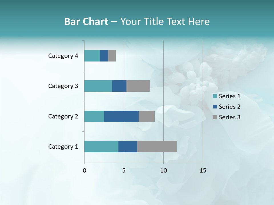 Floral Leaves Lilies PowerPoint Template