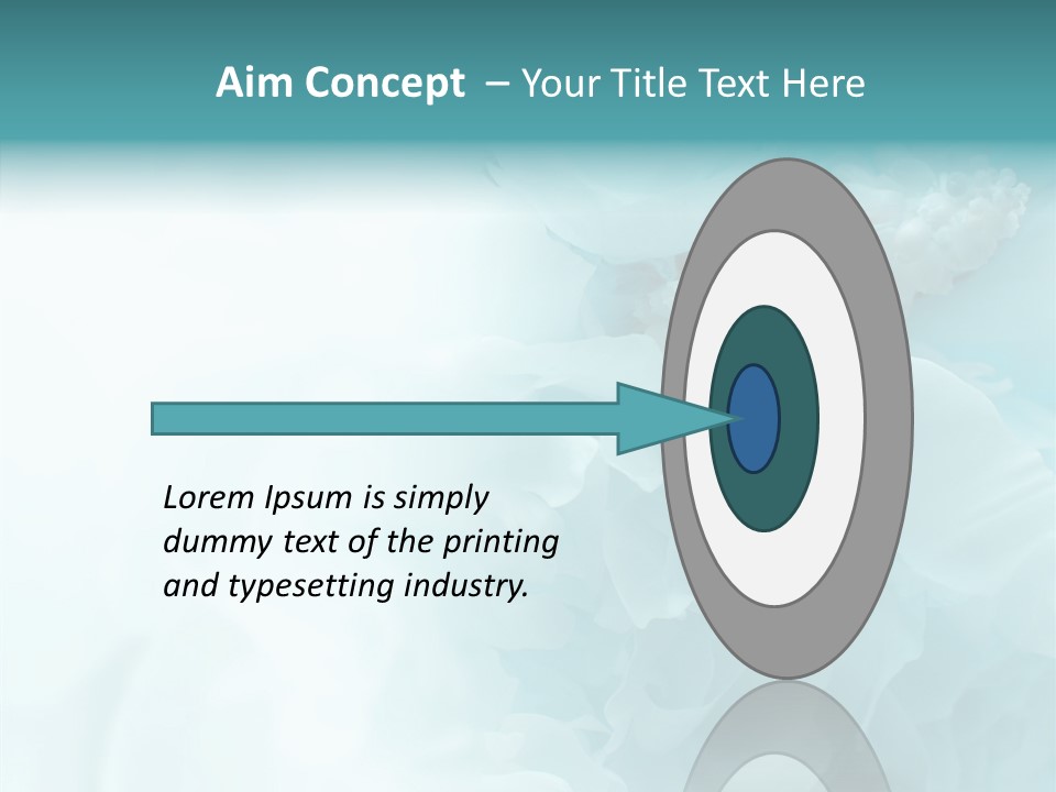 Floral Leaves Lilies PowerPoint Template