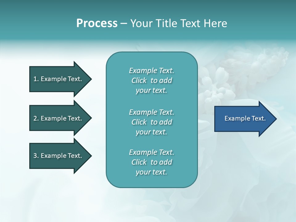 Floral Leaves Lilies PowerPoint Template