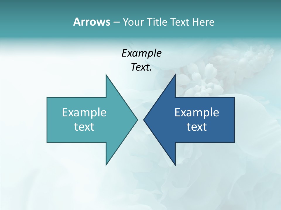 Floral Leaves Lilies PowerPoint Template