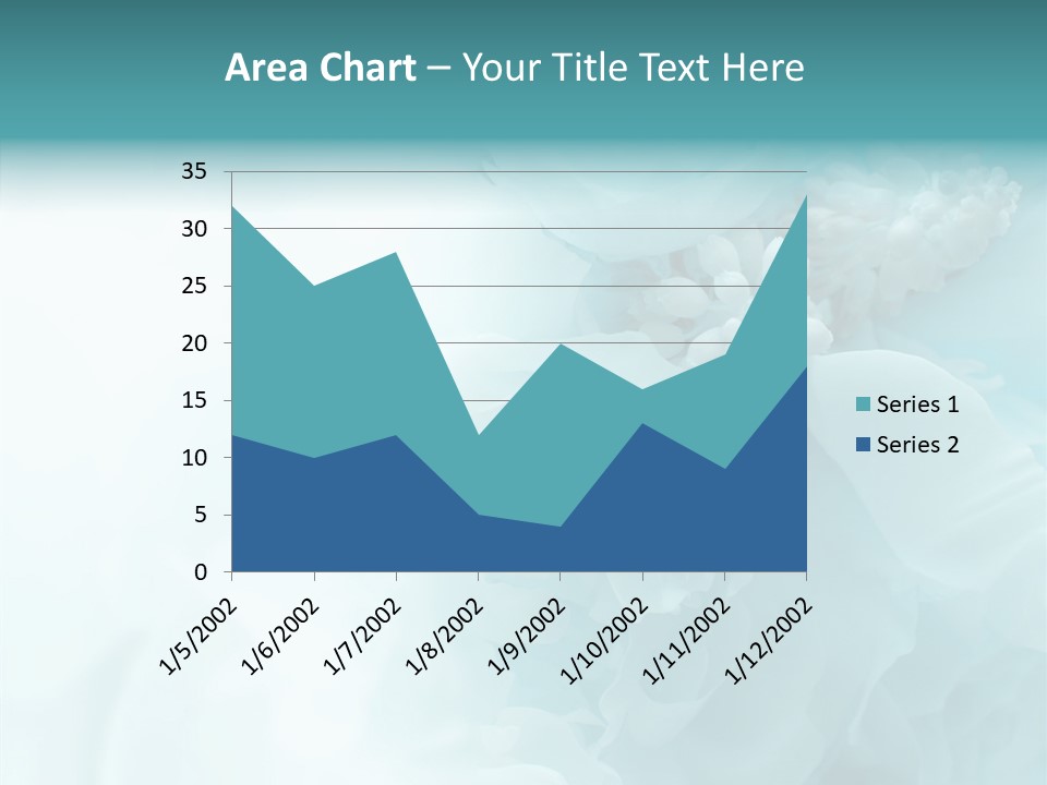 Floral Leaves Lilies PowerPoint Template