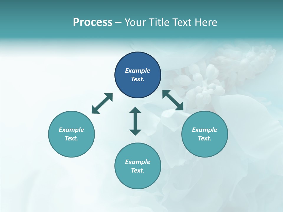 Floral Leaves Lilies PowerPoint Template