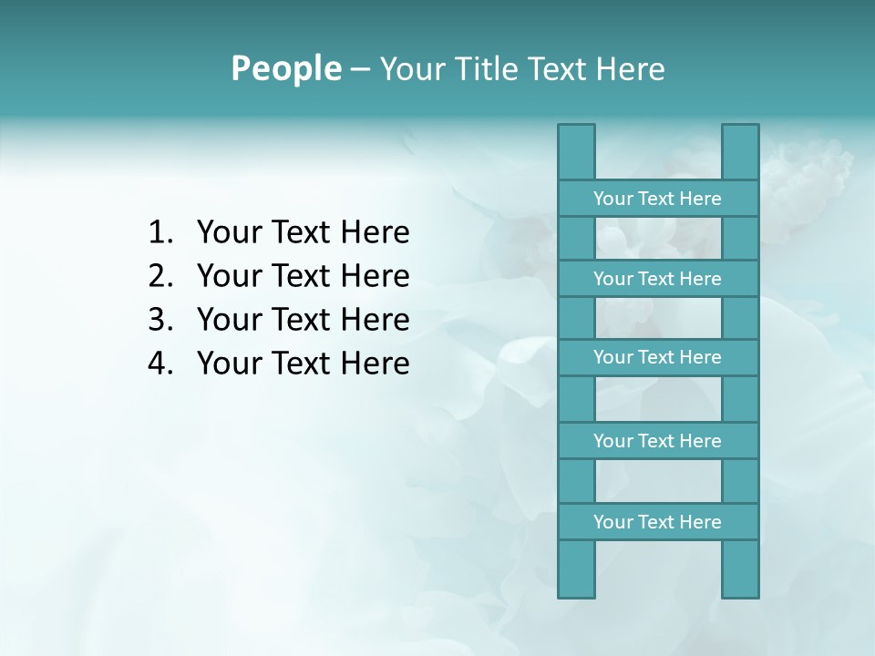 Floral Leaves Lilies PowerPoint Template