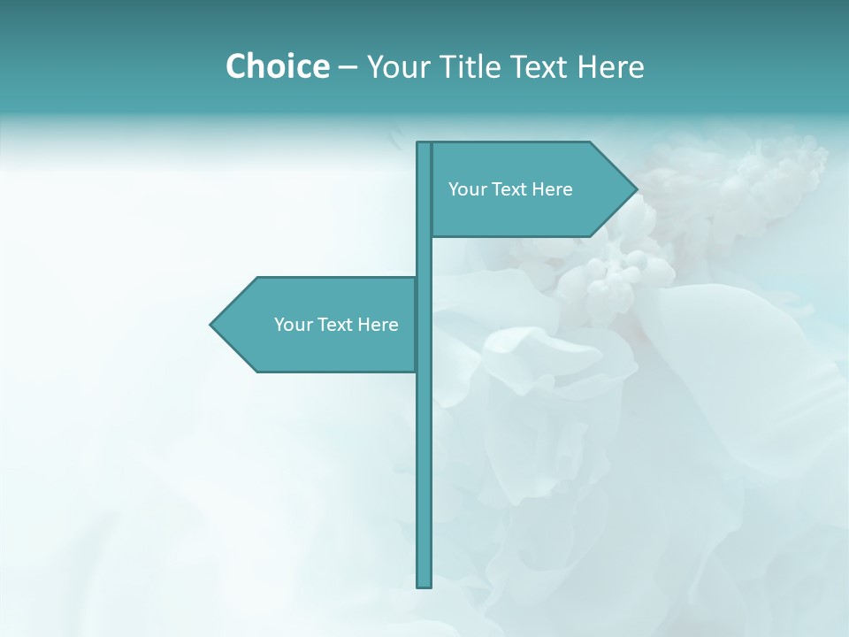 Floral Leaves Lilies PowerPoint Template