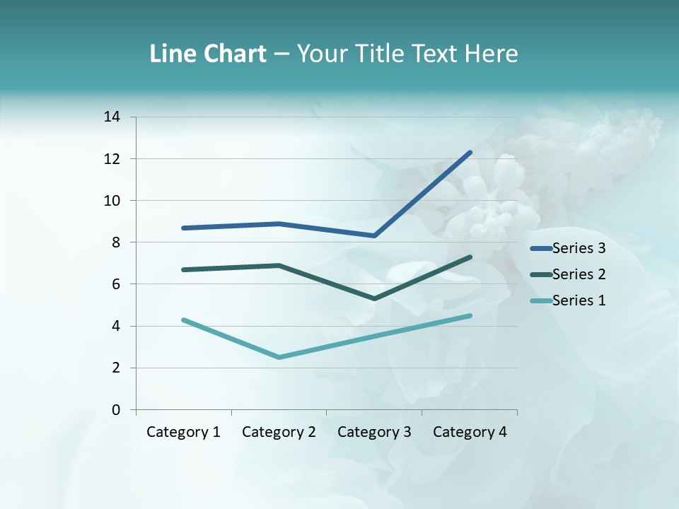 Floral Leaves Lilies PowerPoint Template