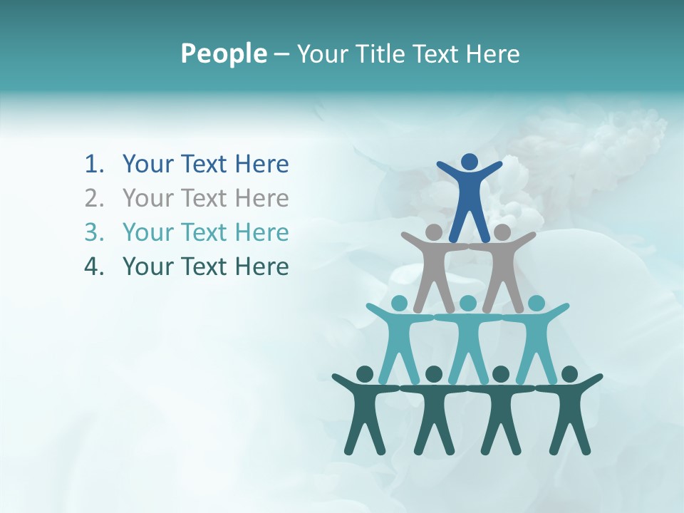 Floral Leaves Lilies PowerPoint Template