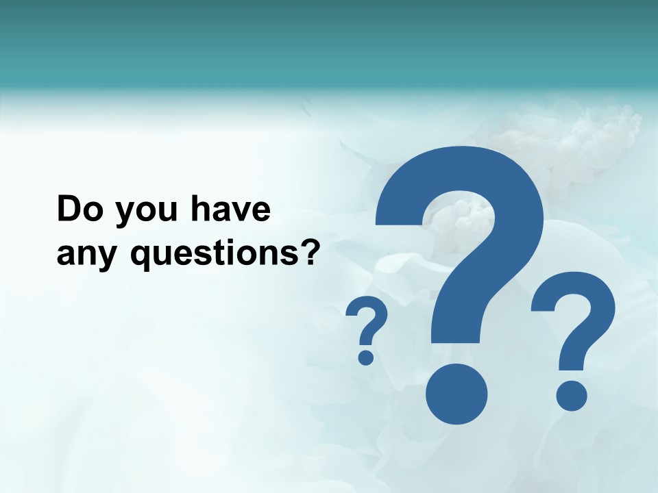 Floral Leaves Lilies PowerPoint Template