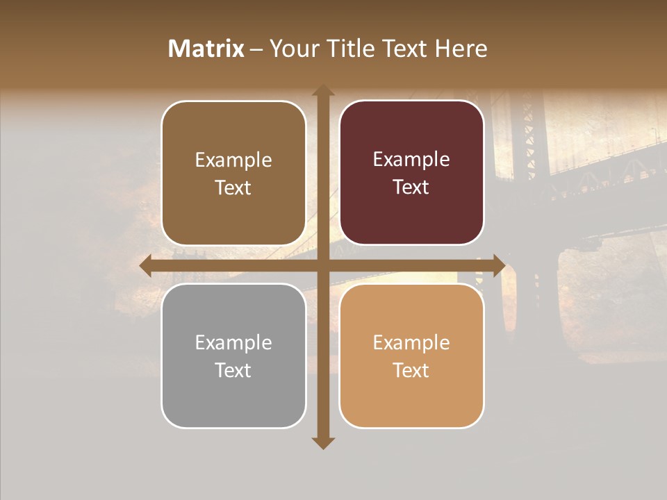 Cityscape Midtown Antique PowerPoint Template