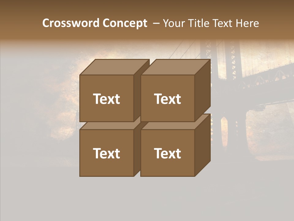 Cityscape Midtown Antique PowerPoint Template