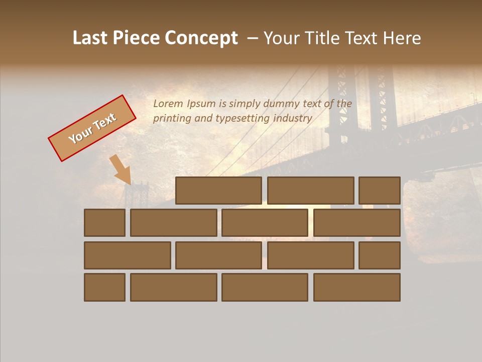 Cityscape Midtown Antique PowerPoint Template