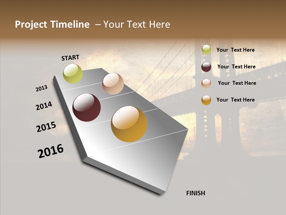 Cityscape Midtown Antique PowerPoint Template