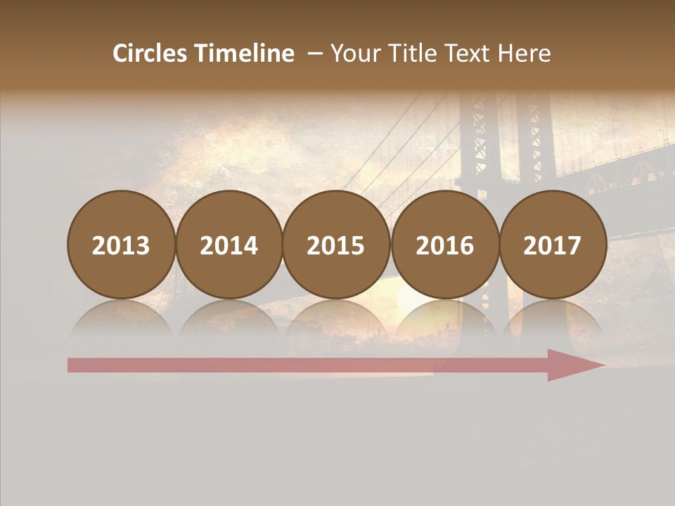 Cityscape Midtown Antique PowerPoint Template