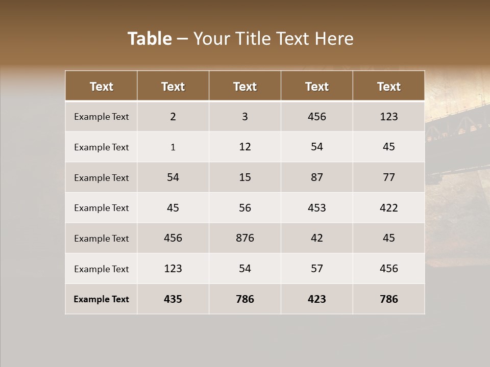 Cityscape Midtown Antique PowerPoint Template