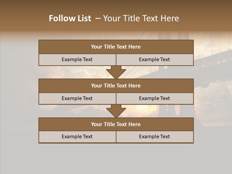 Cityscape Midtown Antique PowerPoint Template