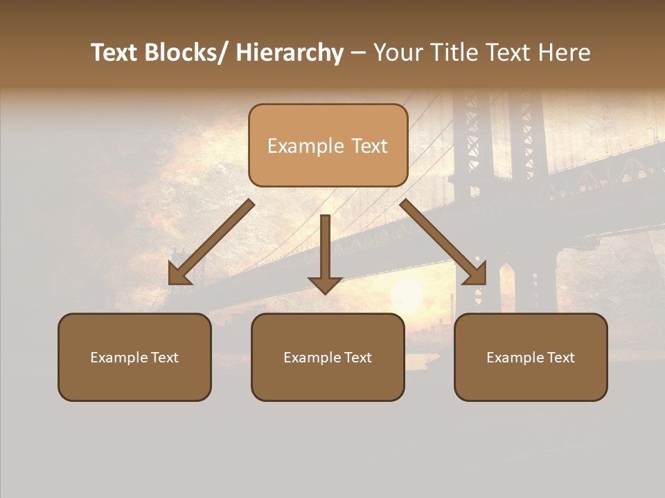 Cityscape Midtown Antique PowerPoint Template