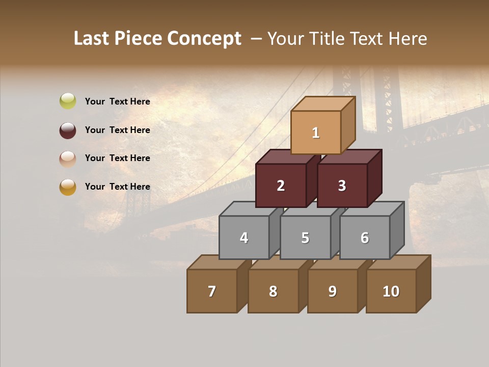 Cityscape Midtown Antique PowerPoint Template