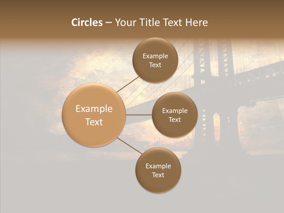 Cityscape Midtown Antique PowerPoint Template