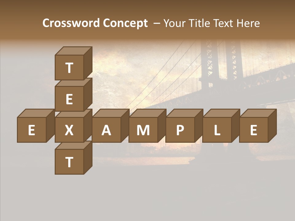 Cityscape Midtown Antique PowerPoint Template