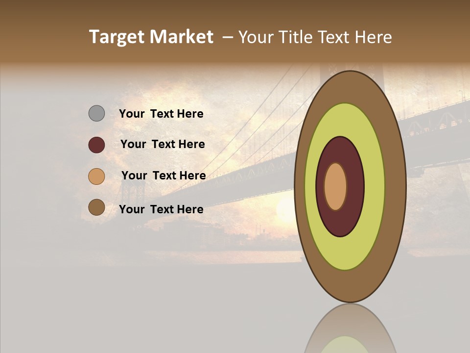 Cityscape Midtown Antique PowerPoint Template