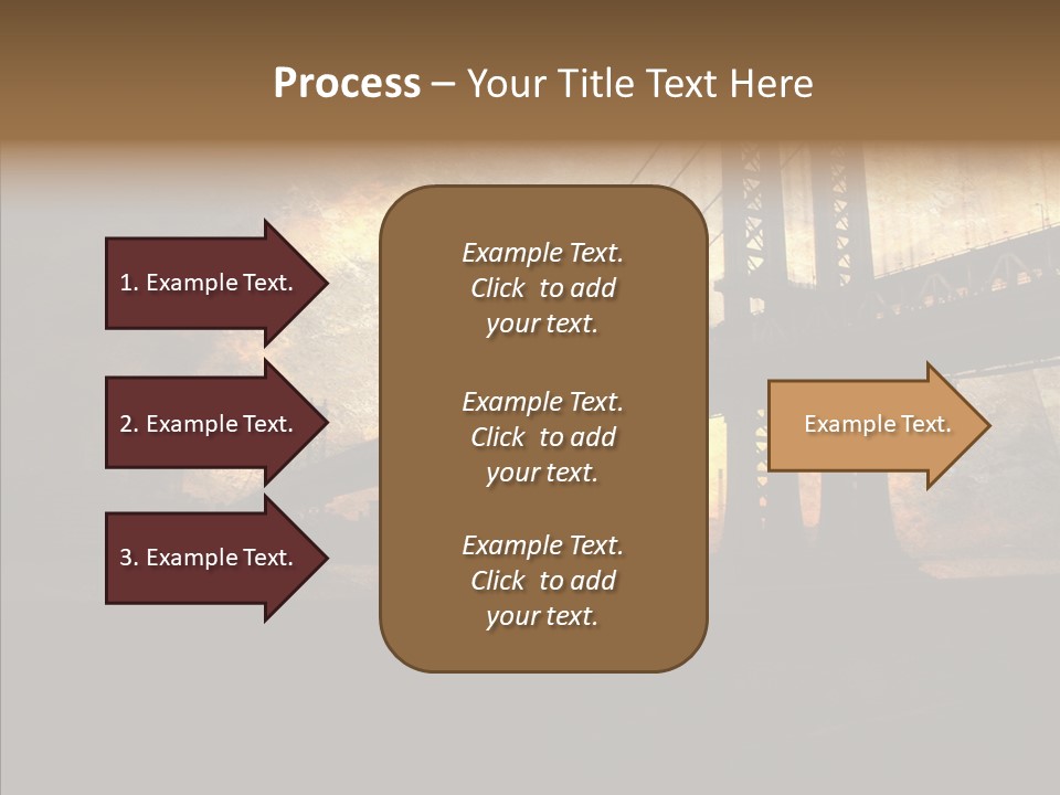 Cityscape Midtown Antique PowerPoint Template