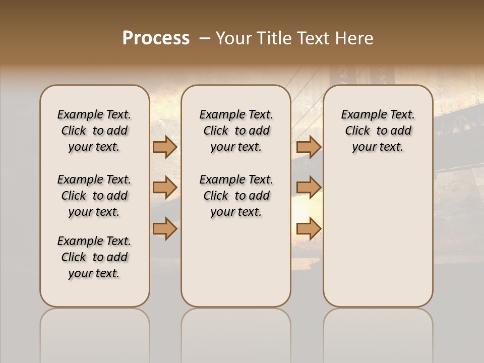 Cityscape Midtown Antique PowerPoint Template