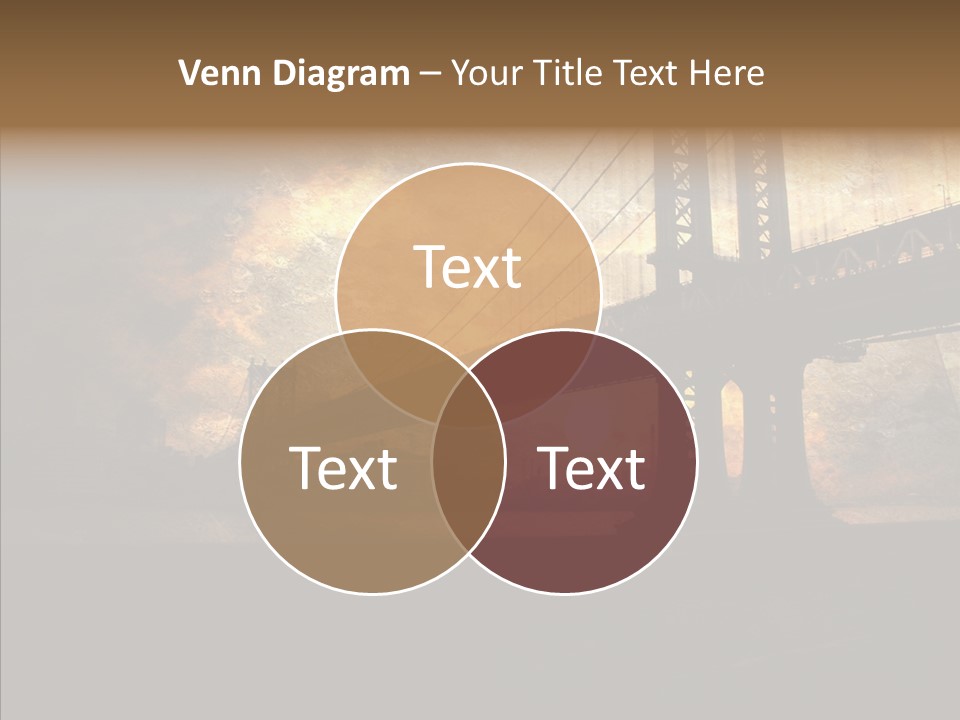 Cityscape Midtown Antique PowerPoint Template