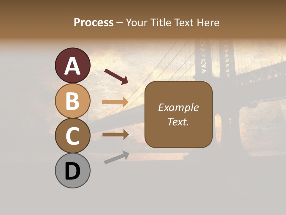 Cityscape Midtown Antique PowerPoint Template