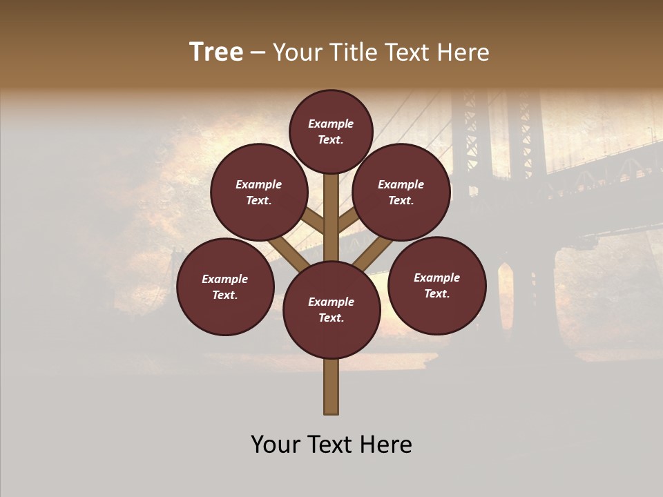 Cityscape Midtown Antique PowerPoint Template