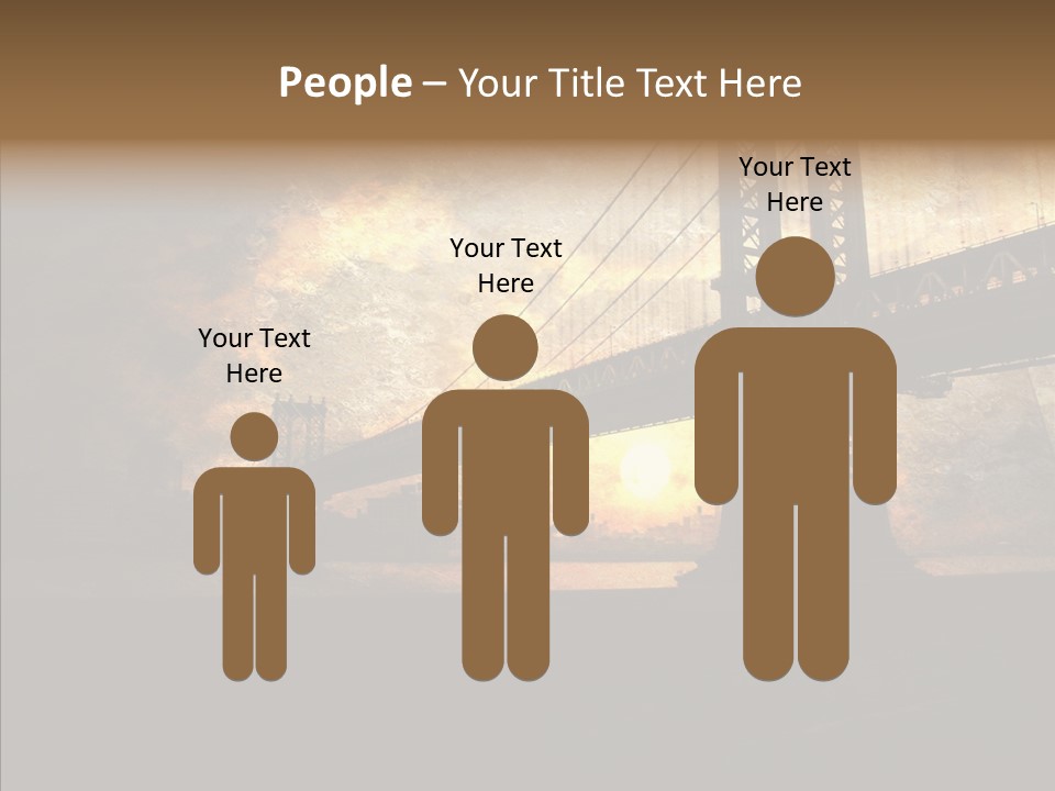 Cityscape Midtown Antique PowerPoint Template