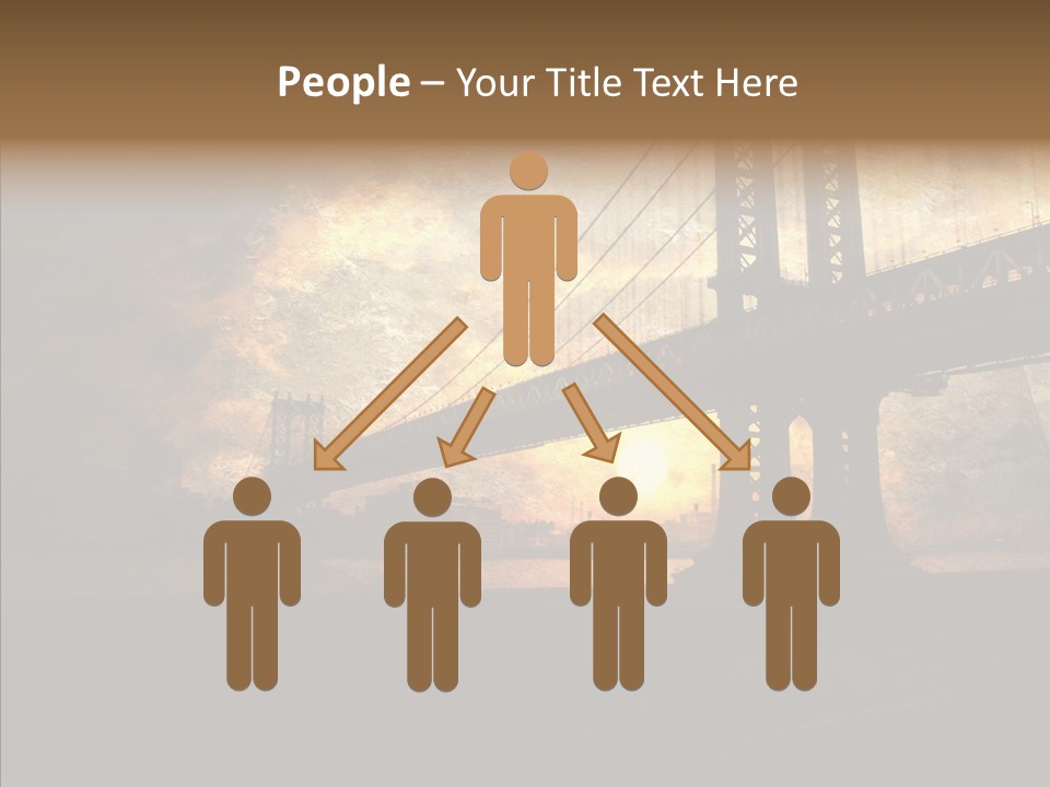 Cityscape Midtown Antique PowerPoint Template