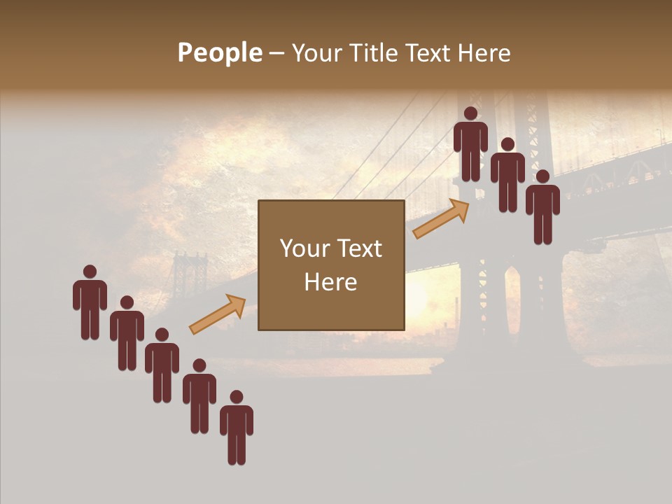 Cityscape Midtown Antique PowerPoint Template