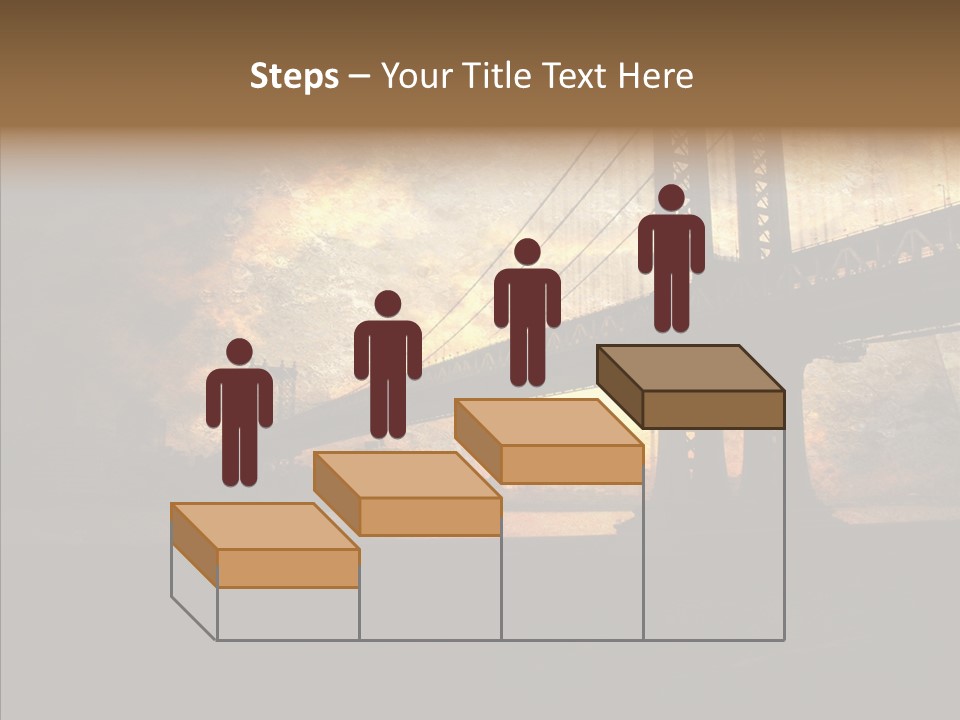 Cityscape Midtown Antique PowerPoint Template