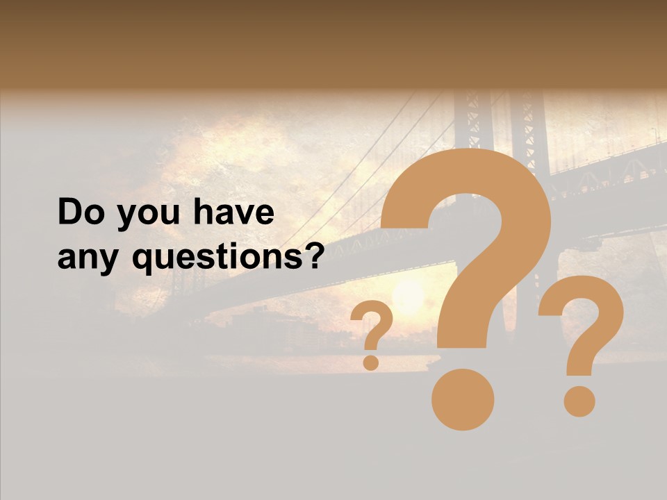 Cityscape Midtown Antique PowerPoint Template