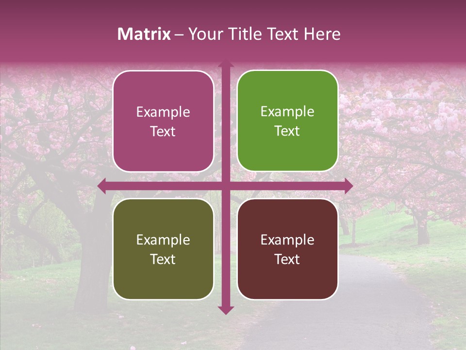 Blooming Outdoors Seasonal PowerPoint Template