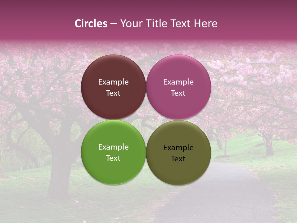 Blooming Outdoors Seasonal PowerPoint Template