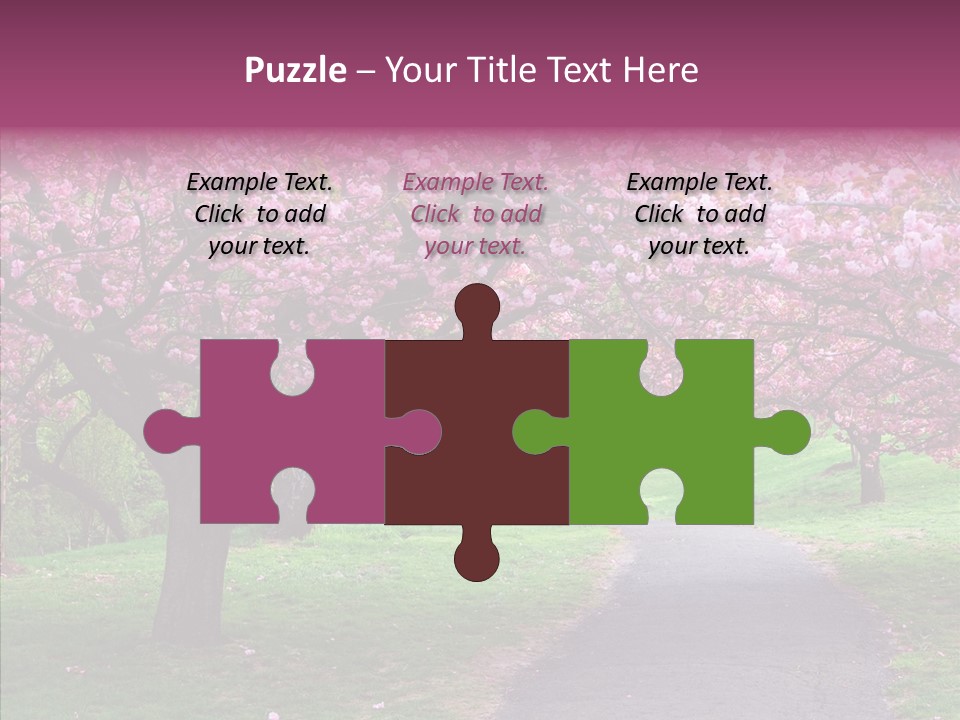 Blooming Outdoors Seasonal PowerPoint Template