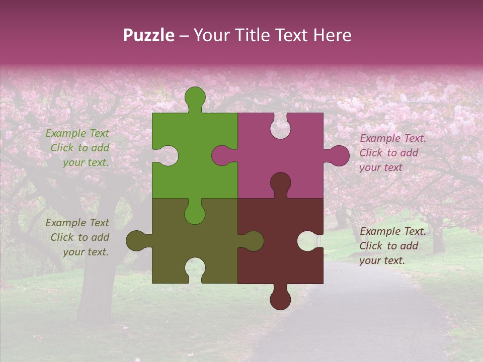 Blooming Outdoors Seasonal PowerPoint Template