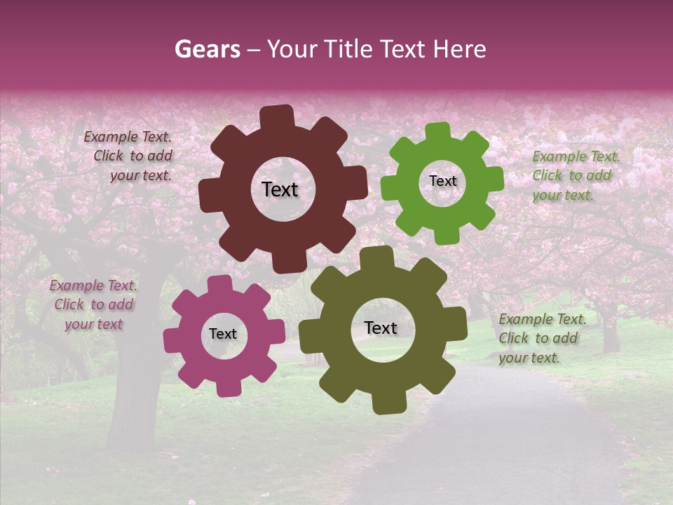 Blooming Outdoors Seasonal PowerPoint Template