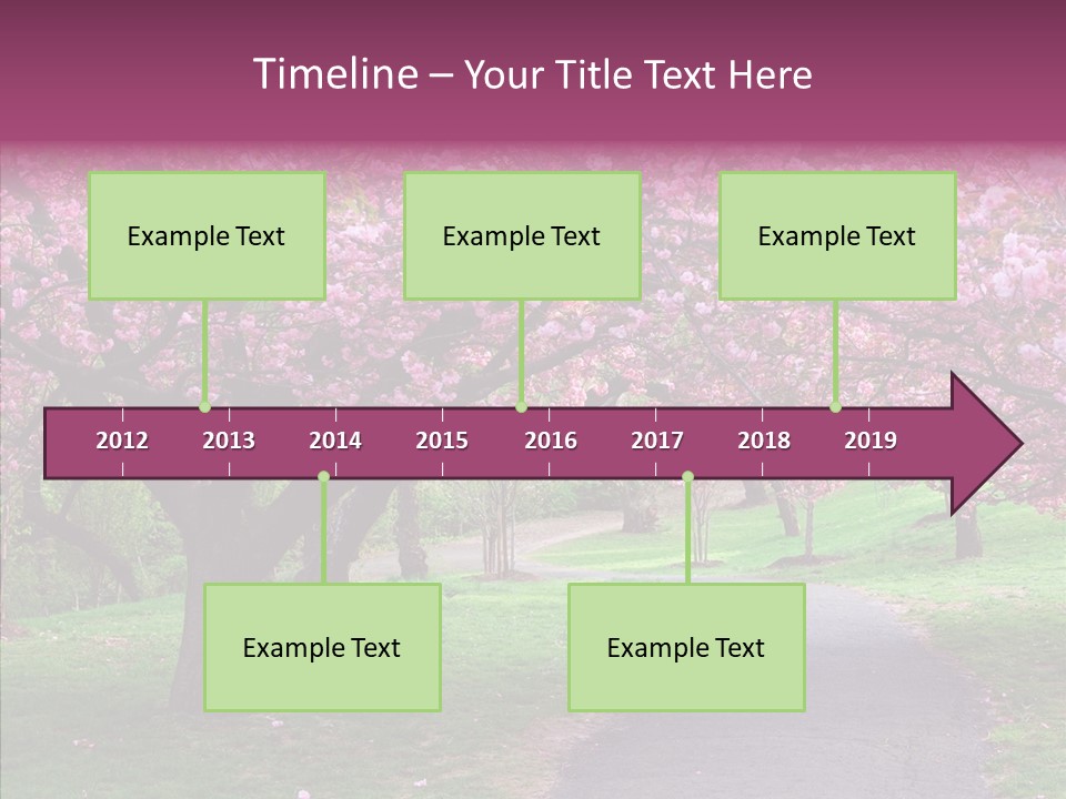 Blooming Outdoors Seasonal PowerPoint Template