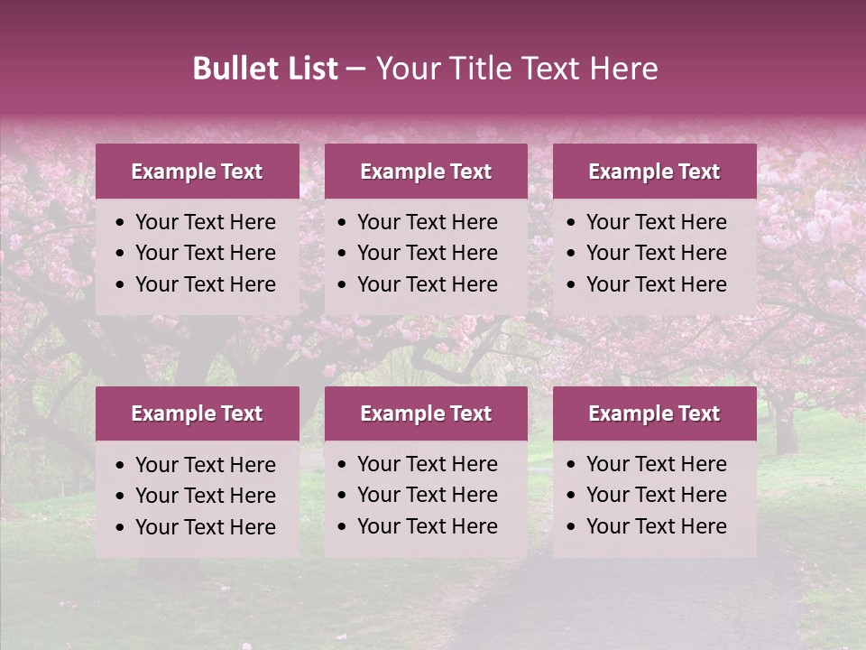 Blooming Outdoors Seasonal PowerPoint Template