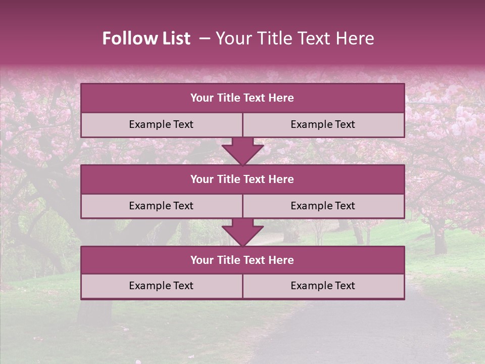 Blooming Outdoors Seasonal PowerPoint Template