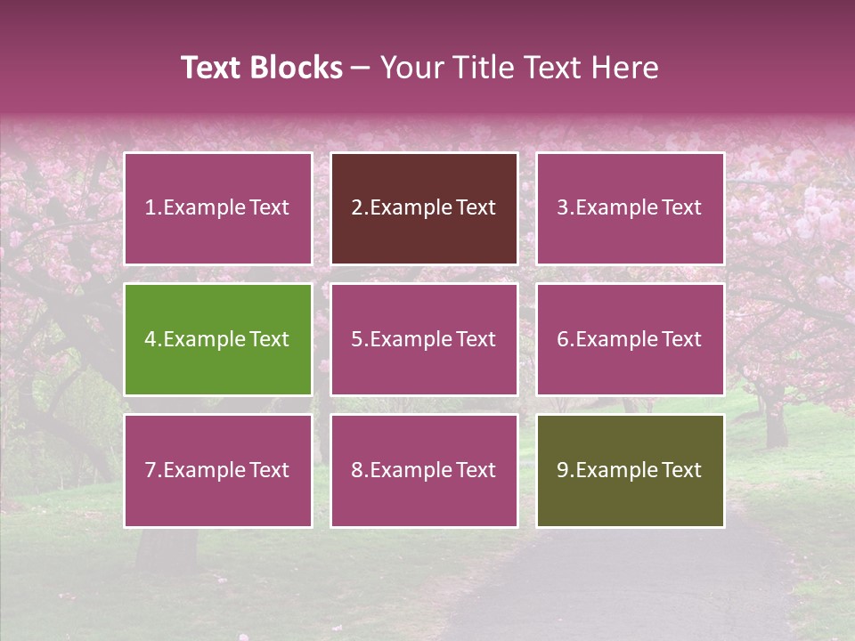 Blooming Outdoors Seasonal PowerPoint Template
