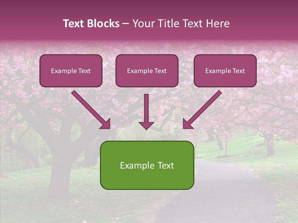 Blooming Outdoors Seasonal PowerPoint Template