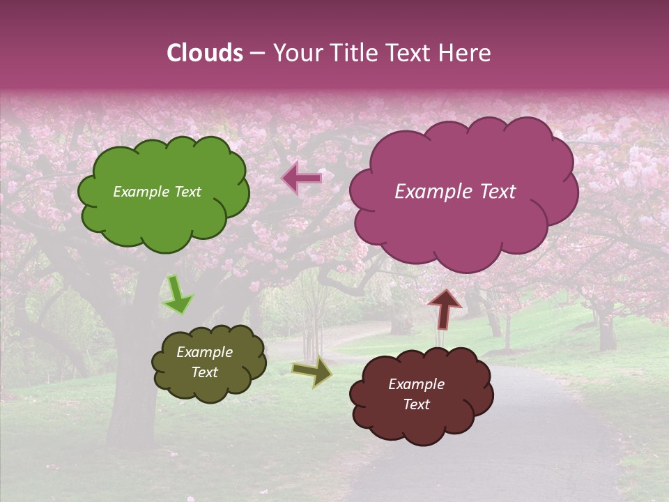 Blooming Outdoors Seasonal PowerPoint Template