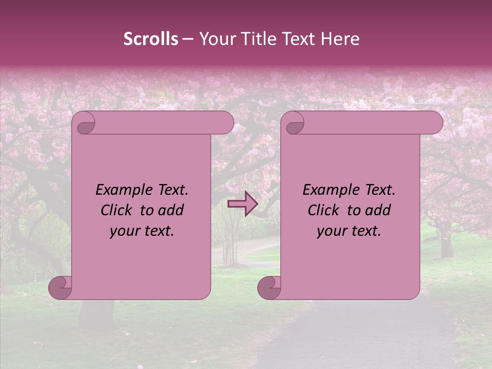 Blooming Outdoors Seasonal PowerPoint Template