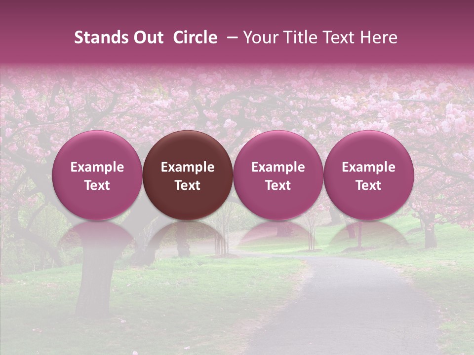 Blooming Outdoors Seasonal PowerPoint Template