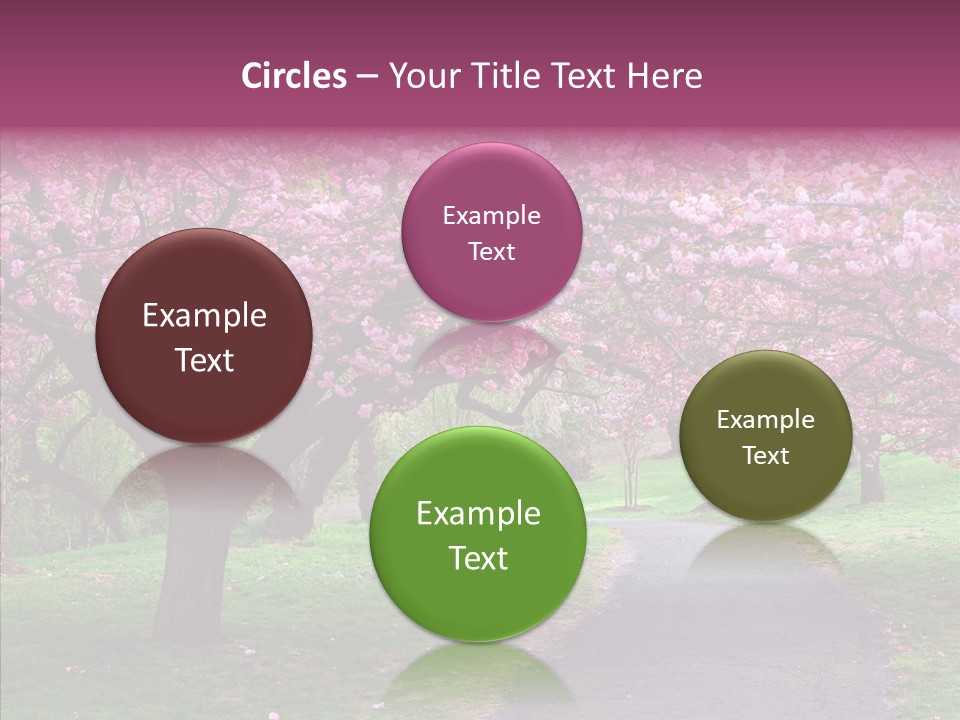 Blooming Outdoors Seasonal PowerPoint Template