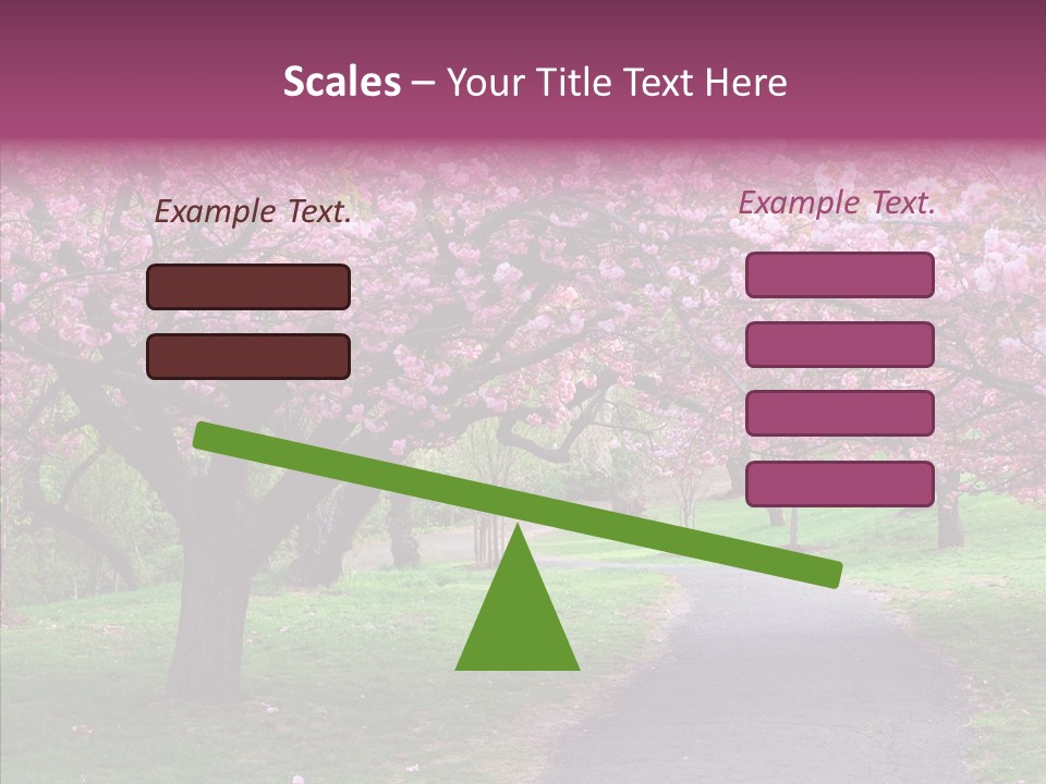 Blooming Outdoors Seasonal PowerPoint Template