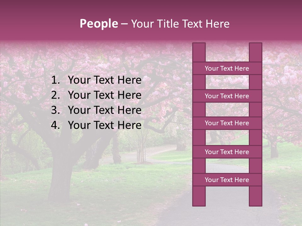 Blooming Outdoors Seasonal PowerPoint Template