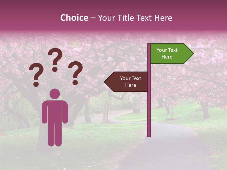 Blooming Outdoors Seasonal PowerPoint Template